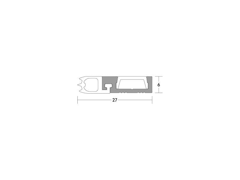Lorient LAS7001 SI Slimline Perimeter Seal - 2.1m - Image 2