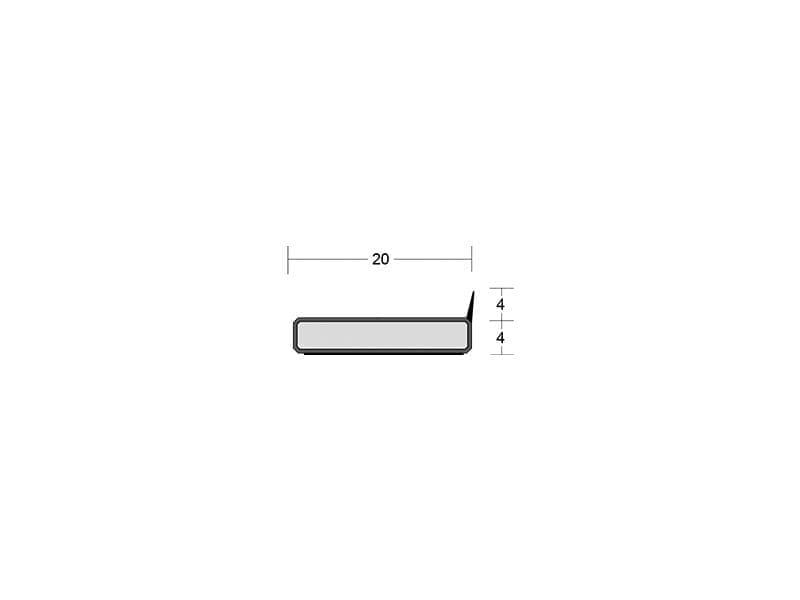 Lorient LP2004AS Fire, Smoke & Acoustic Seal – 20 x 4mm - 2.1m - Image 4