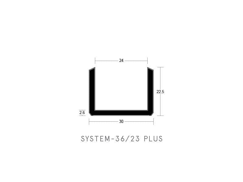 Lorient System 36/23 PLUS Gasket for Fire Rated Screens - Image 3