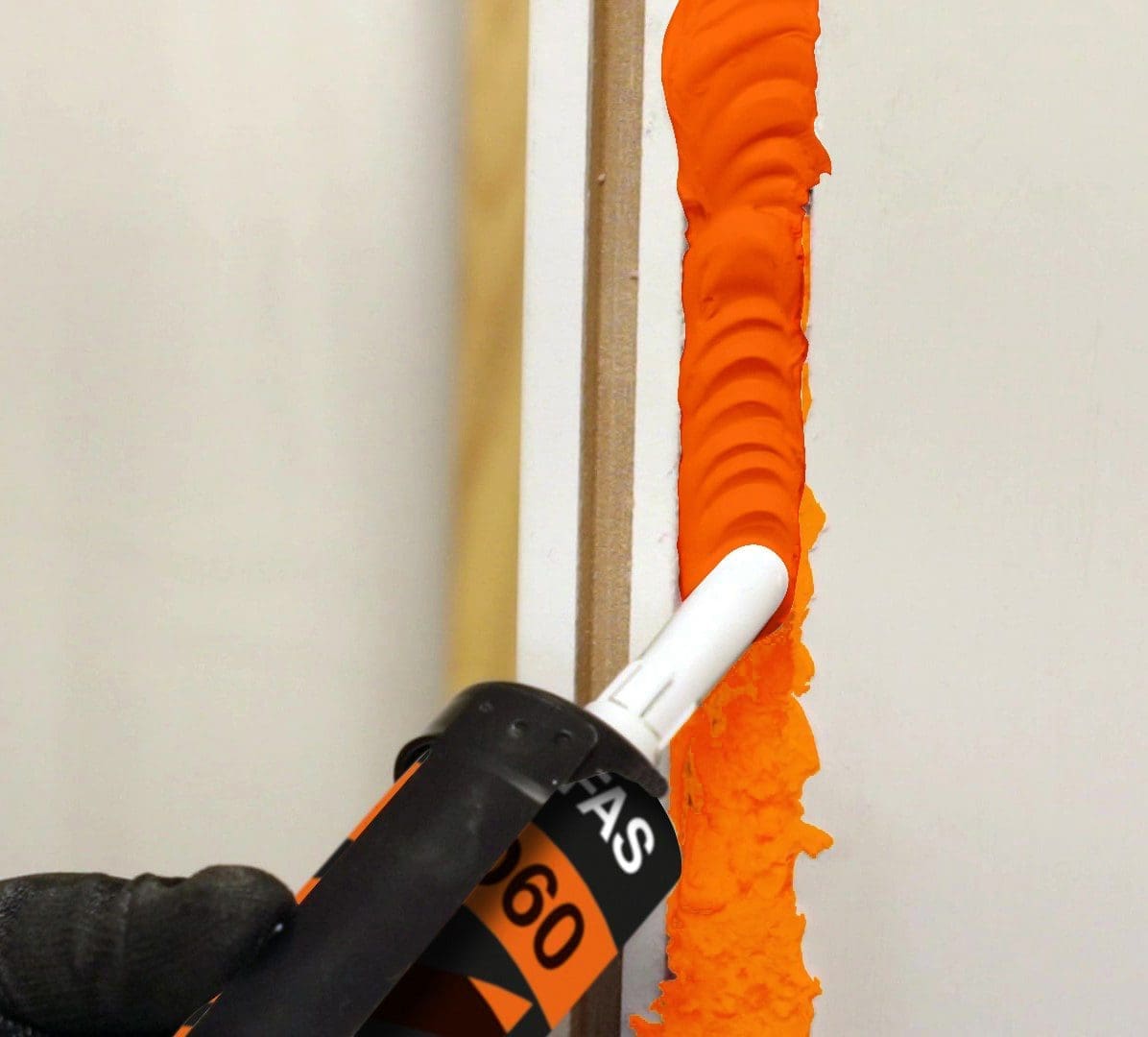 FAS Fire Door Intumescent Acrylic Sealant 310ml - Orange - Image 2