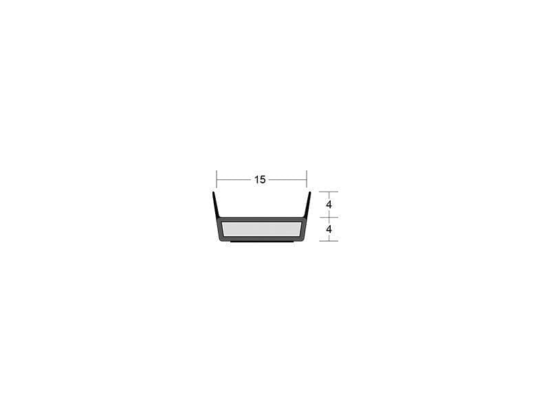 Lorient LP1504DS Fire, Smoke & Acoustic Dual Seal – 15 x 4mm - 2.1m (4mm Fin) - Image 7
