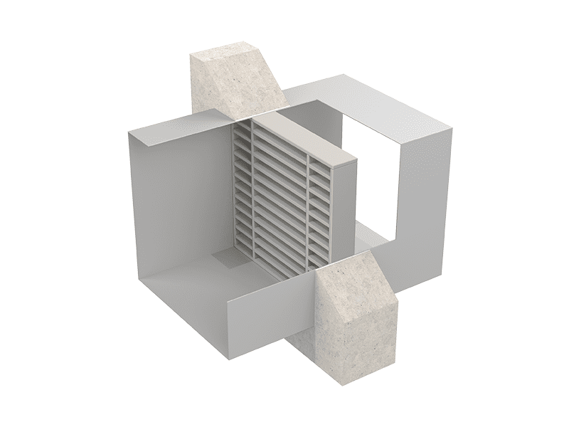 Lorient LVV40 Air Transfer Grille - Duct