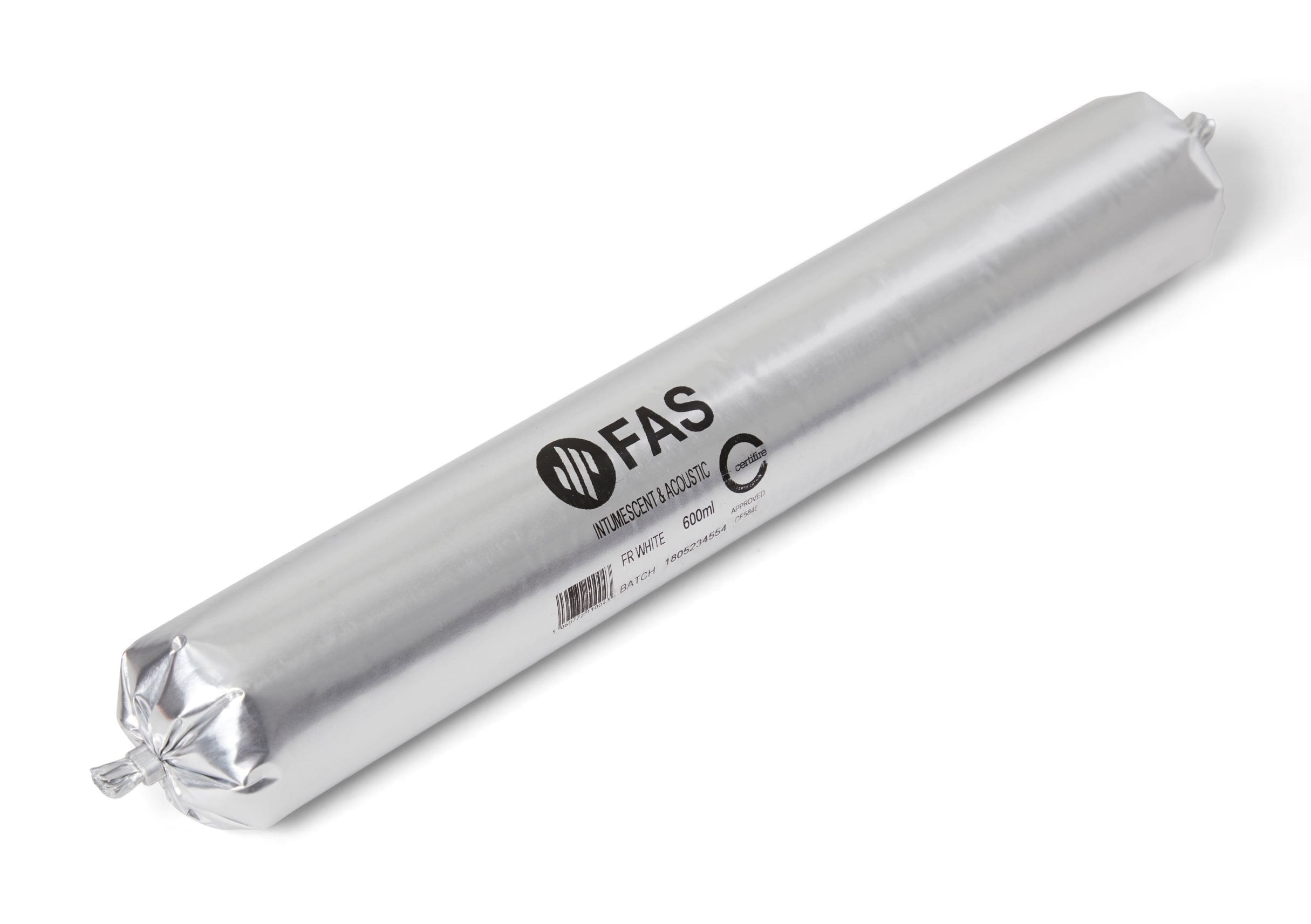 FAS Fire Door Intumescent Acrylic Sealant 600ml foil sausage