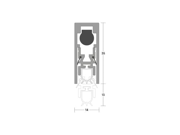 Lorient LAS8002 Drop Seal (Grey Gasket) diagram