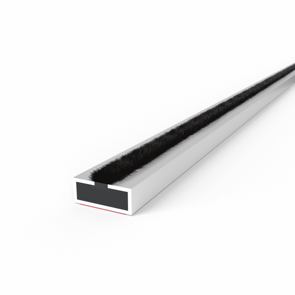 STS Fire and Smoke Brush Intumescent Strip 10 x 4 - 2.1m